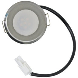 Spares2Go Universal Cooker Hood Led Light Vent Extractor Lamp Round Silver 54.5mm 1.6W Ac X 2 - thumbnail 2