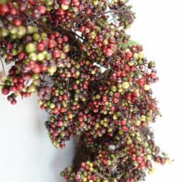 Leaf Artificial Hanging Black Berry Wreath Botanik - thumbnail 2