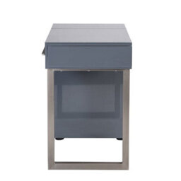 Furniture in Fashion Carter High Gloss Dressing Table With Mirror In Grey - thumbnail 5