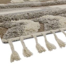 Beige Handmade Kilim Luxurious Modern Wool Geometric Graphics Rug Easy To Clean Living Room And Bedroom-200Cm X 290Cm - thumbnail 2
