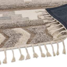 Beige Handmade Kilim Luxurious Modern Wool Geometric Graphics Rug Easy To Clean Living Room And Bedroom-200Cm X 290Cm - thumbnail 5