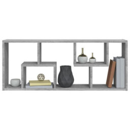 Vidaxl Wall Shelf Grey Sonoma 36X16X90 Cm Engineered Wood - thumbnail 7