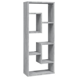 Vidaxl Wall Shelf Grey Sonoma 36X16X90 Cm Engineered Wood - thumbnail 2