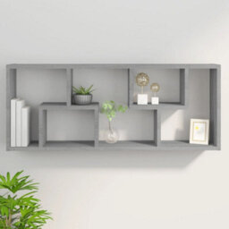 Vidaxl Wall Shelf Grey Sonoma 36X16X90 Cm Engineered Wood - thumbnail 8