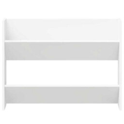 Berkfield Modern Wall Shoe Cabinet 2 Pcs White 80X18X60 Cm Engineered Wood - thumbnail 5