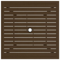 Berkfield Garden Table Brown 81.5X81.5X72 Cm Steel - thumbnail 3