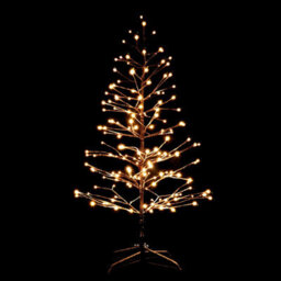 Shatchi 7Ft Prelit Led Snow Twig Christmas Tree Warm White Leds - thumbnail 4