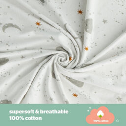 Silentnight Safe Nights Celestial Cot Bed Duvet Cover - thumbnail 3