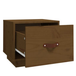 Berkfield Bedside Cabinet Honey Brown 40X34X35 Cm Solid Wood Pine - thumbnail 7