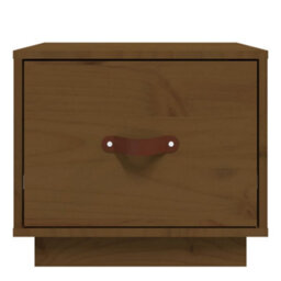 Berkfield Bedside Cabinet Honey Brown 40X34X35 Cm Solid Wood Pine - thumbnail 5