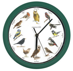 Jml - Bird Song Clock Elegant Wall Clock With 12 Genuine Bird Songs To Mark Each Hour - thumbnail 2