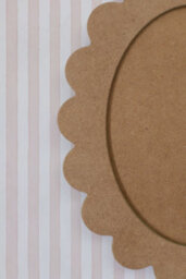 Pack Of 4 Unprimed Wall Mounted Decorative Oval Scallop Plates/ Plaques - Paintable - 35Cm X 29Cm X 1.9Cm Mdf - Hello Nook - thumbnail 6