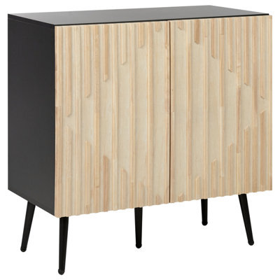Beliani Cabinet Dalcross Brown/ Black - image 1
