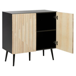 Beliani  Cabinet Dalcross Brown/ Black - thumbnail 6