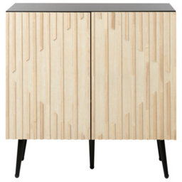 Beliani  Cabinet Dalcross Brown/ Black - thumbnail 5