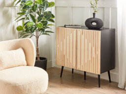Beliani  Cabinet Dalcross Brown/ Black - thumbnail 2