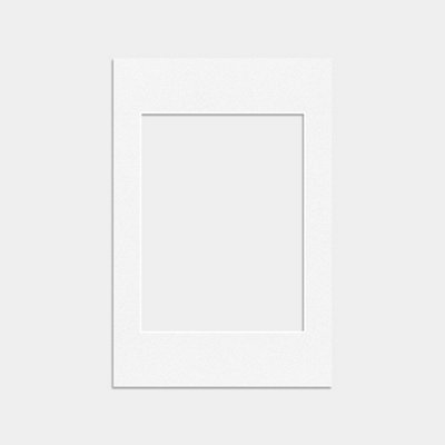 Ak Frames 6X4 White Picture Mounts To Fit 4X3 Aperture Size - Mount Board Only (No Frame Included) - image 1
