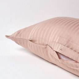 Homescapes Taupe Beige Egyptian Cotton Super Soft V Shaped Pillowcase 330 Tc - thumbnail 3