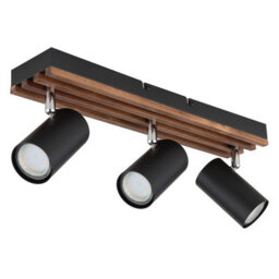 Luminosa Lighting Luminosa Kayden Ceiling Spotlight Bar Matt Black 3X Gu10 - thumbnail 2
