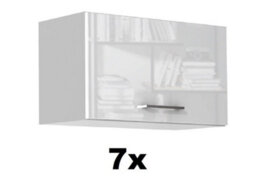 Impact Furniture Kitchen Cabinets Set Modern White Gloss 11 Units With Oven Housing Soft Close Drawer Storage Diy Flat Pack Ella - thumbnail 8