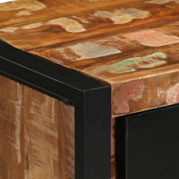 Berkfield Drawer Cabinet Multicolour 40X40X75 Cm Solid Wood Reclaimed - thumbnail 8