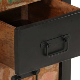 Berkfield Drawer Cabinet Multicolour 40X40X75 Cm Solid Wood Reclaimed - thumbnail 9