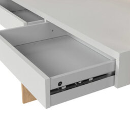 Wyld Haus Billabong Jackson Hickory Oak And White 2-Drawer Desk - thumbnail 8