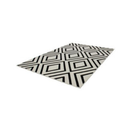 Lina 500 Ivory/schwarz Modern Rug By Kayoom -80Cm X 300Cm - thumbnail 3