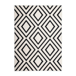Lina 500 Ivory/schwarz Modern Rug By Kayoom -80Cm X 300Cm - thumbnail 4
