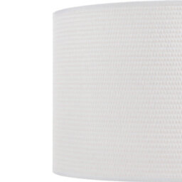 Wyld and Coco Lumina Pendant Lamp - Mid-Century Fabric Drum Shade, Beige, Iron Frame, Adjustable Drop, 35 Cm Diameter, 203 Cm Height - thumbnail 8