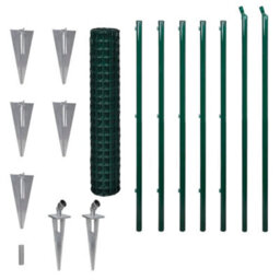 Vidaxl Euro Fence Steel 10X1.5 M Green - thumbnail 2