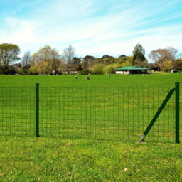 Vidaxl Euro Fence Steel 10X1.5 M Green - thumbnail 1