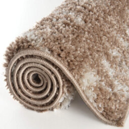 The Rugs Moroccan Shaggy Rugs And Runners Soft Fluffy Tribal Design High Pile Beige And Ivory Living Room Kitchen Hallway 920 - thumbnail 9