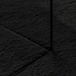 Walplus Rug Huarte Short Pile Soft And Washable Black 80X200 Cm - thumbnail 8