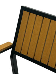 Deluxe Stacking Garden Chairs Light Finish, Deluxe Garden Dining Chairs, Decking Chair Be Furniture - thumbnail 7