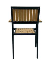 Deluxe Stacking Garden Chairs Light Finish, Deluxe Garden Dining Chairs, Decking Chair Be Furniture - thumbnail 5