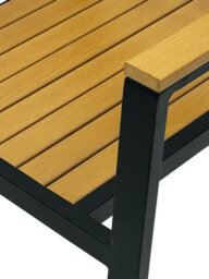 Deluxe Stacking Garden Chairs Light Finish, Deluxe Garden Dining Chairs, Decking Chair Be Furniture - thumbnail 6