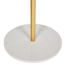 Beliani Gold Metal Coat Stand With Marble Base, Freestanding Industrial Jacket Rack For Hallways, W32 X D32 X H170Cm - thumbnail 6