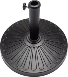 Relsy Black Heavy Duty 12 Kg Resin Parasol Base