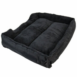 Actiaspet Faux Fur Pet Bed Black/grey Xl - thumbnail 6