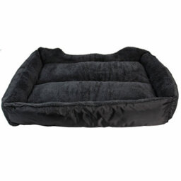 Actiaspet Faux Fur Pet Bed Black/grey Xl - thumbnail 7