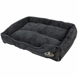 Actiaspet Faux Fur Pet Bed Black/grey Xl - thumbnail 4