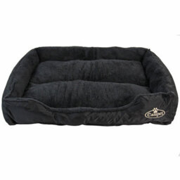 Actiaspet Faux Fur Pet Bed Black/grey Xl - thumbnail 1