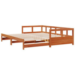 Berkfield Daybed Without Mattress Wax Brown 90X190 Cm Solid Wood Pine - thumbnail 8