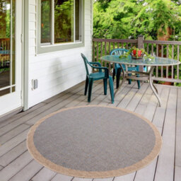 The Rugs Nature Collection Outdoor Rug In Blue 5200B - thumbnail 5