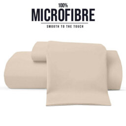 Bedlooms Single Fitted Sheet 25Cm Extra Deep - Soft Microfiber Deep Pocket Elacticated Bed Fitted Sheets Beige, 91X190 Cm - thumbnail 8