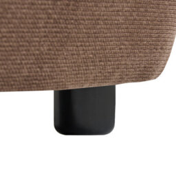 Beliani Retro Armchair Jule Fabric Brown - thumbnail 8