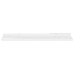 Berkfield Wall Shelves 2 Pcs High Gloss White 60X9X3 Cm - thumbnail 5