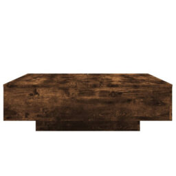 Vidaxl Coffee Table Smoked Oak 100X100X31 Cm Engineered Wood - thumbnail 5