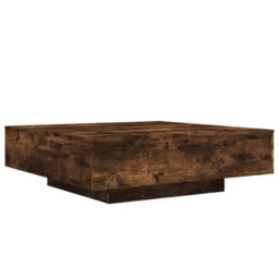 Vidaxl Coffee Table Smoked Oak 100X100X31 Cm Engineered Wood - thumbnail 2